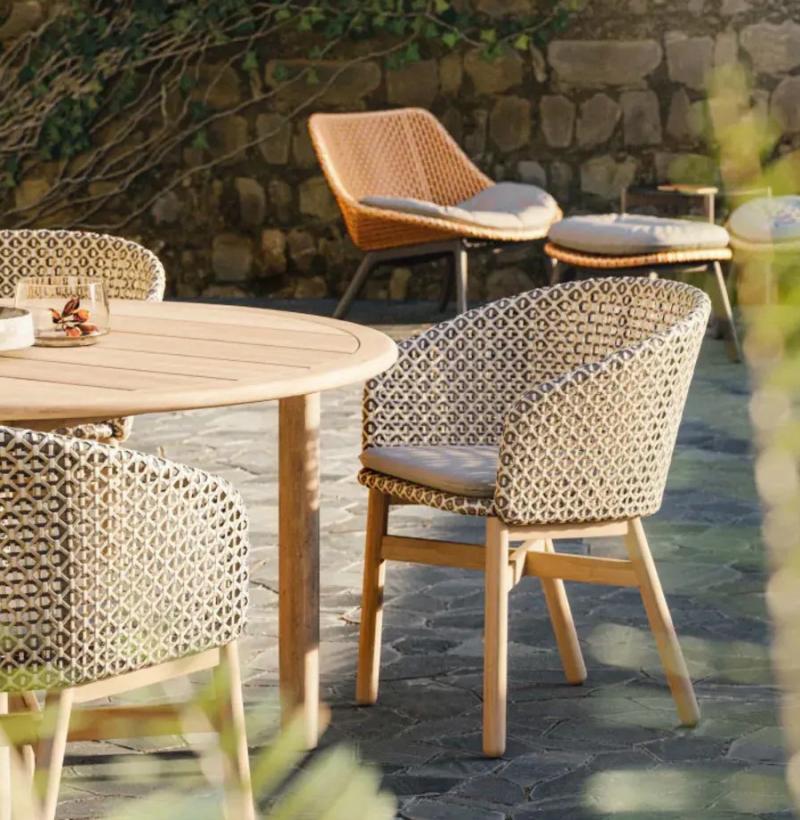 weather resistant outdoor dining furniture outdoor wicker dining furniture modern dining furniture rattan dining furniture India Alcanes