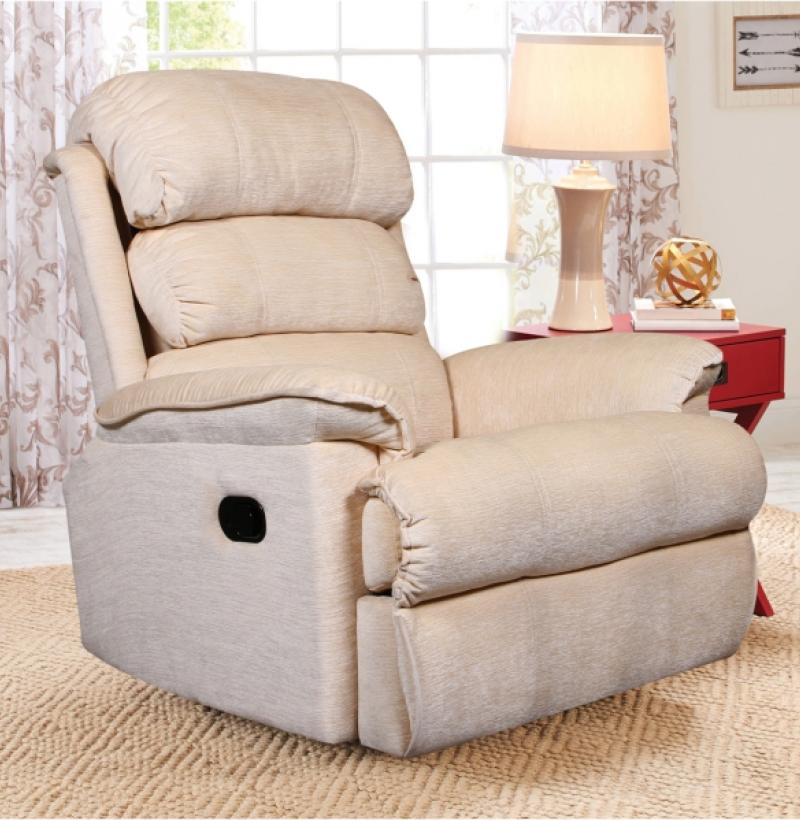 Off deals white recliner